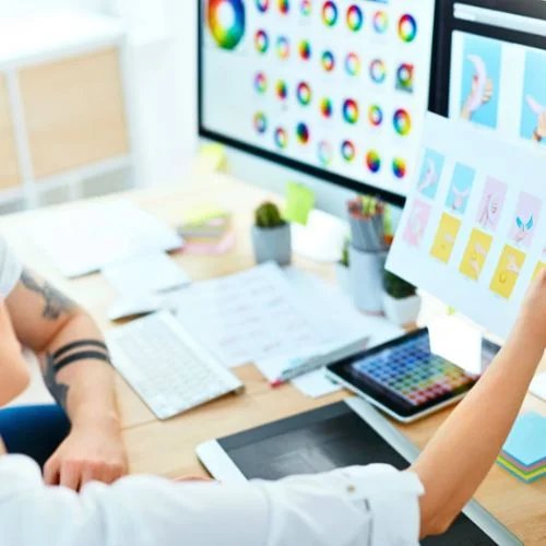 A small business owner sitting at a desk feeling stuck, unsure why his website brings in no enquiries